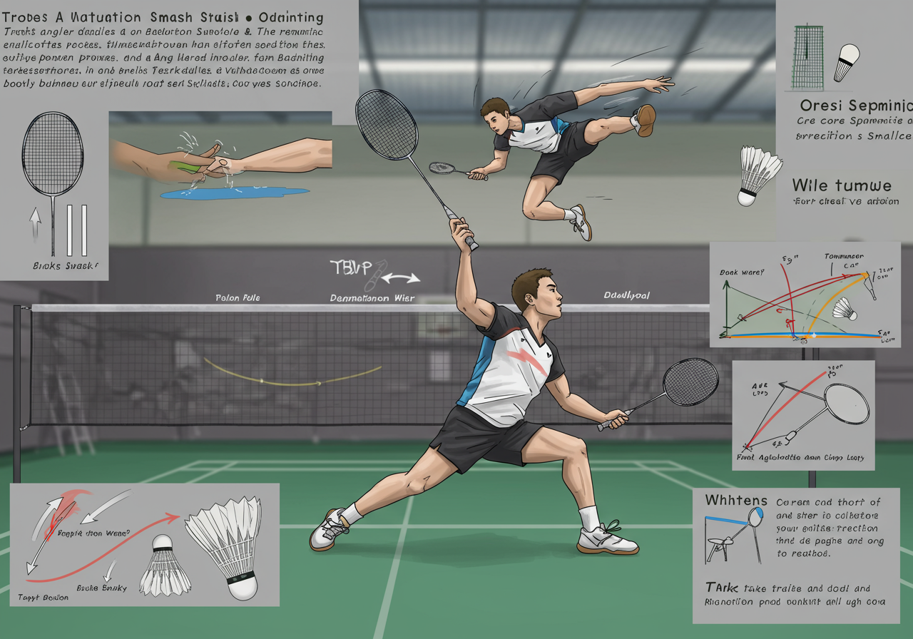 Badminton Smash: Power & Precision